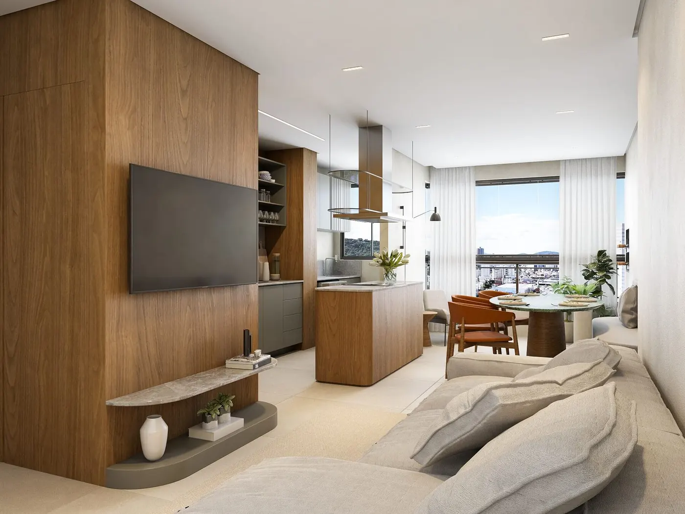 Apartamento decorado do Satus Home